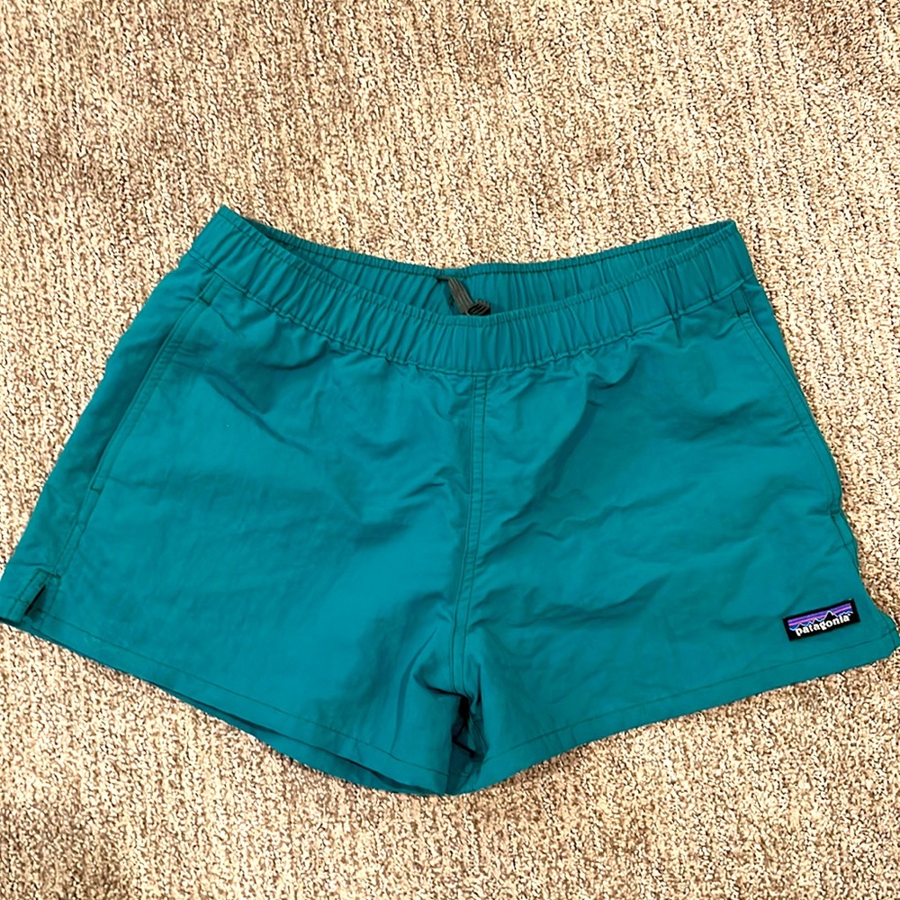 Patagonia Baggies Shorts in teal size small